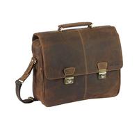 Green Burry Vintage Aktentasche XXL 1728, Braun, one size