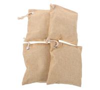 Aktivkohlebeutel Geruchsabsorber 200g, Beige für Frische Luft | 1 Satz, Chemiefrei mit Feuchtigkeitsabsorption, Tragbar für Schuhschrank und Reisetasche