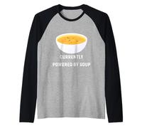 Aktuell angetrieben von Soup Funny Cozy Comfort Food Design Raglan