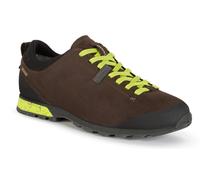AKU Alltag-Travelschuhe Bellamont III V-Lite Low GTX (wasserdicht) braun/lime Herren, Größe Euro (US) 44,5 (10,5)