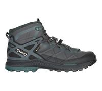 AKU Wanderschuhe Rocket Mid GTX (Fast-Hiking, wasserdicht) grau/grün Herren, Größe Euro (US) 46 (11,5)