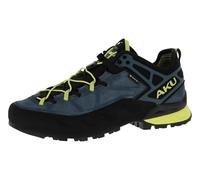 AKU Rock wasserdichte Herren Zustiegsschuhe mit griffiger Laufsohle und Wildleder Obermaterial | Klettersteigschuhe | Wanderschuhe Anthracite/Lime EU 46,5