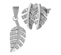 Akzent 925 Sterling Silber Schmuckset für Damen, Hochwertig & Hautverträglich