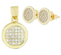 Akzent 925 Sterling Silber Schmuckset für Damen, Hochwertig & Hautverträglich