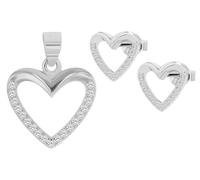Akzent 925 Sterling Silber Schmuckset für Damen, Hochwertig & Hautverträglich