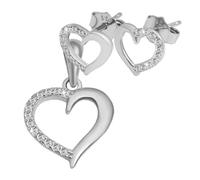 Akzent 925 Sterling Silber Schmuckset für Damen, Hochwertig & Hautverträglich