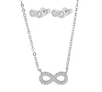 Akzent 925 Sterling Silber Schmuckset für Damen, Hochwertig & Hautverträglich