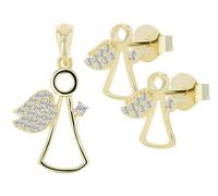 Akzent 925 Sterling Silber Schmuckset für Damen, Hochwertig & Hautverträglich