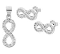Akzent 925 Sterling Silber Schmuckset für Damen, Hochwertig & Hautverträglich