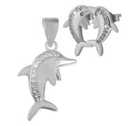 Akzent 925 Sterling Silber Schmuckset für Damen, Hochwertig & Hautverträglich
