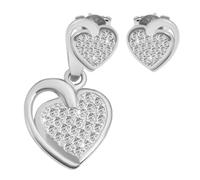 Akzent 925 Sterling Silber Schmuckset für Damen, Hochwertig & Hautverträglich