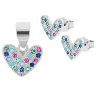 Akzent 925 Sterling Silber Schmuckset für Damen, Hochwertig & Hautverträglich