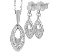 Akzent 925 Sterling Silber Schmuckset für Damen, Hochwertig & Hautverträglich