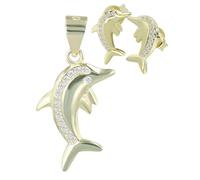 Akzent 925 Sterling Silber Schmuckset für Damen, Hochwertig & Hautverträglich