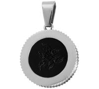 Akzent® Anhänger Damen - Premium Damen Schlüsselanhänger aus Edelstahl in Silber, 100% Wasserfest & Hautverträglich