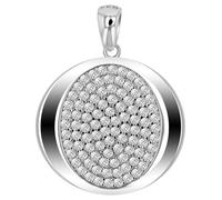 Akzent Anhänger für Damen in 925 Silber, 100% Wasserfest & Hautverträglich