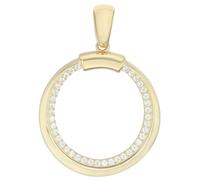 Akzent Anhänger für Damen in 925 Silber, 100% Wasserfest & Hautverträglich