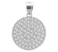 Akzent Anhänger für Damen in 925 Silber, 100% Wasserfest & Hautverträglich