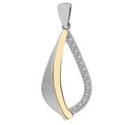 Akzent Anhänger für Damen in 925 Silber, 100% Wasserfest & Hautverträglich