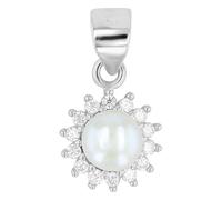 Akzent Anhänger für Damen in 925 Silber, 100% Wasserfest & Hautverträglich