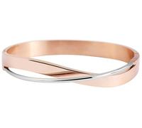Akzent Armband Damen aus Edelstahl in Bicolor, 100% Wasserfest & Hautverträglich