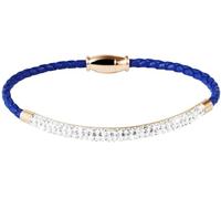 Akzent Armband Damen - Premium Armband Damen in Blau aus Kunstleder, 100% Wasserfest & Hautverträglich