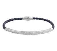 Akzent Armband Damen - Premium Armband Damen in Blau aus Leder, 100% Wasserfest & Hautverträglich