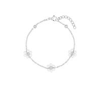 Akzent Armband Damen - Premium Armband Damen in Silber & Gold aus Edelstahl, 100% Wasserfest & Hautverträglich (Silber)