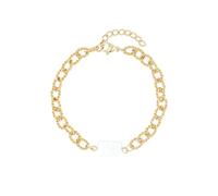 Akzent Armband Damen - Premium Armband Damen in Silber & Gold aus Edelstahl, 100% Wasserfest & Hautverträglich (Gold)