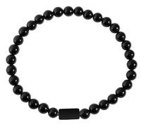 Akzent Armband Herren - Premium Armband Herren in Schwarz aus Onyx, 100% Wasserfest & Hautverträglich