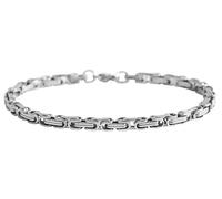Akzent Armband Herren - Premium Armband Herren in Silber aus Edelstahl, 100% Wasserfest & Hautverträglich