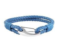 Akzent Armband Unisex - Premium Armband Unisex in Blau aus Leder, 100% Wasserfest & Hautverträglich