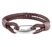 Akzent Armband Unisex - Premium Armband Unisex in Braun aus Leder, 100% Wasserfest & Hautverträglich