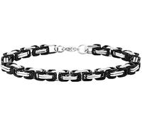 Akzent Blacks Herren-Armband Armschmuck Königskettenarmband Edelstahl 5030528 (20)