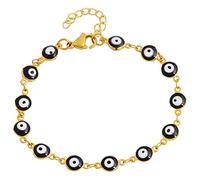 Akzent Damen-Armband Ayla Edelstahl Auge 18 + 3 cm lang 5030553 (goldfarbig)