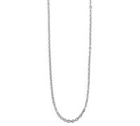 Akzent Damen & Herren Ankerkette aus Edelstahl 40cm, silberfarbig, zeitlos verarbeitet - als modisches Präsent