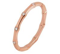 Akzent Damen Ring - Damenring Größe 52 aus Edelstahl in roséGold, 100% Wasserfest & Hautverträglich