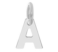 Akzent Feinsil Unisex-Kettenanhänger Buchstabe 925er Echt Silber rhodiniert (A)