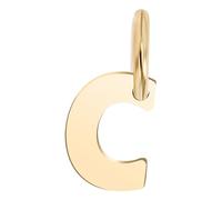 Akzent Golden Initials Unisex-Kettenanhänger Buchstabe 375er 9 Karat Gold 5510073 (C)