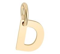 Akzent Golden Initials Unisex-Kettenanhänger Buchstabe 375er 9 Karat Gold 5510073 (D)
