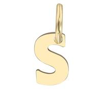 Akzent Golden Initials Unisex-Kettenanhänger Buchstabe 375er 9 Karat Gold 5510073 (S)