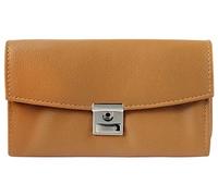 Akzent Kellnergeldbörse aus Kunstleder, Geldbeutel für Damen & Herren, Querformat 17,5 x 10,3 x 4,0 cm, Kellnerbörse mit 5 Scheinfächern & Kartenfächern, Portemonnaie für Gastronomie (Hellbraun)