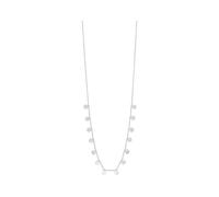 Akzent Kette Damen - Premium Halskette Damen mit Anhänger aus Edelstahl, 100% Wasserfest & Hautverträglich (Plättchen)