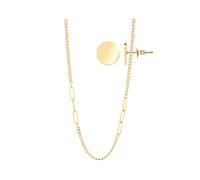 Akzent Schmuckset - Schmuck Set aus Edelstahl Für Damen in Gold, 100% Wasserfest & Hautverträglich