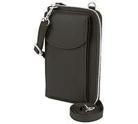 Akzent Unisex - Handy Umhängetasche aus Leder mit Geldbörse 19x11x5,4 cm 3900024