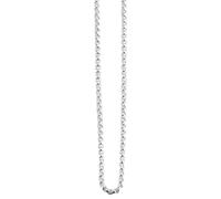 Akzent Unisex-Kette Edelstahl Veneziakette Silberfarbig Karabiner 40-90 cm 5000208 (90)