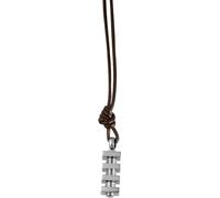 Akzent Unisex-Lederband mit Edelstahlanhänger 002750000043