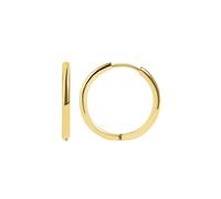 Akzent Wasserfeste Edelstahl Ohrringe Creolen in Gold für Damen, Größe 8-25 mm, 100% Wasserfest & Hautverträglich (14 mm)