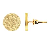 Akzent Wasserfeste Edelstahl Ohrringe Ohrstecker für Damen in Gold, 100% Wasserfest & Hautverträglich
