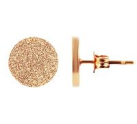 Akzent Wasserfeste Edelstahl Ohrringe Ohrstecker für Damen in Roségold, 100% Wasserfest & Hautverträglich